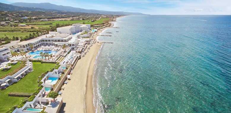 Grecotel White Palace, arial view of hotel