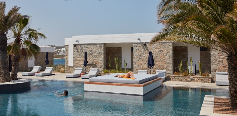 Mykonos Theoxenia, pool overview