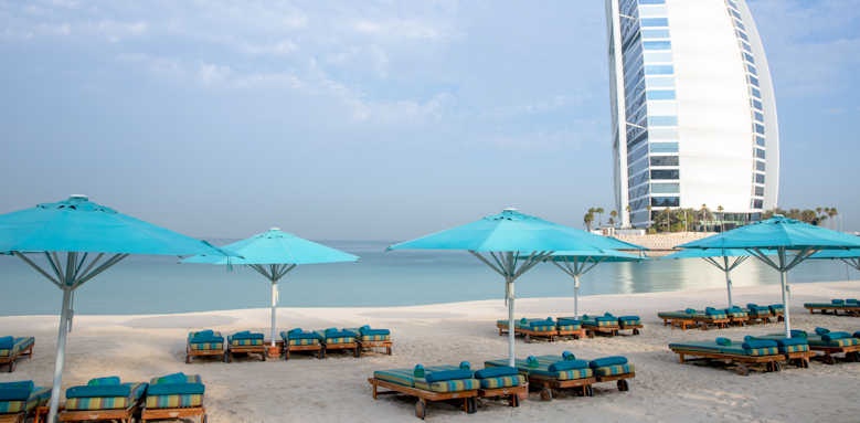 Jumeirah Al Naseem, view over beach from hotel