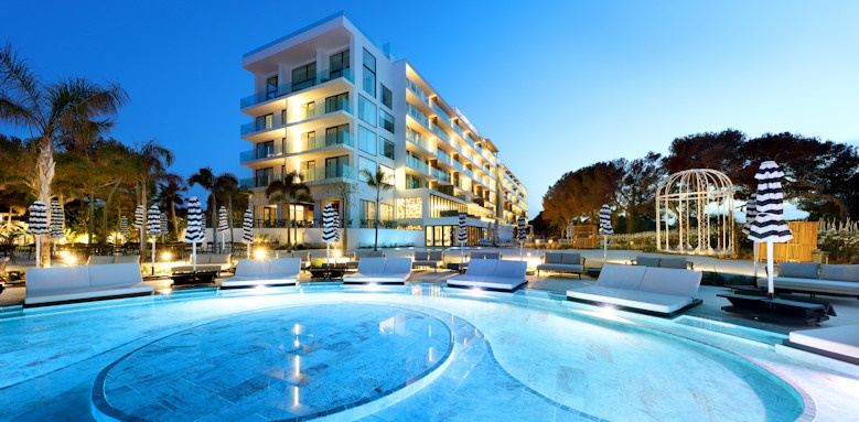 Bless Hotel Ibiza, exterior building pool