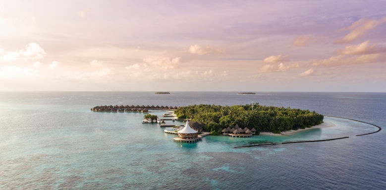 Baros Maldives, aerial view