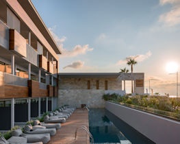 ikones suites, sharing pool view