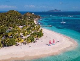 Palm island Resort & Spa, aerial view