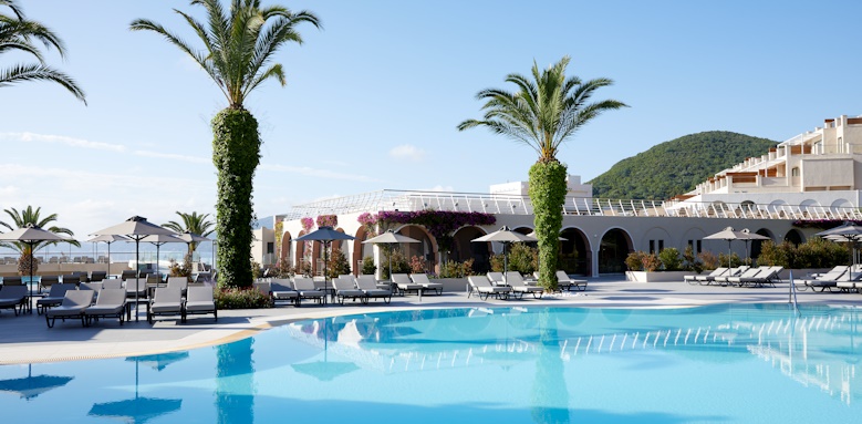 Marbella Corfu, pool and hotel