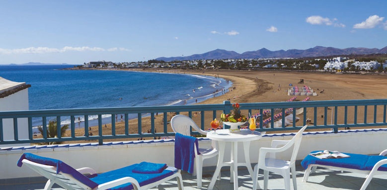 Seaside Los Jameos Playa, balcony beach view