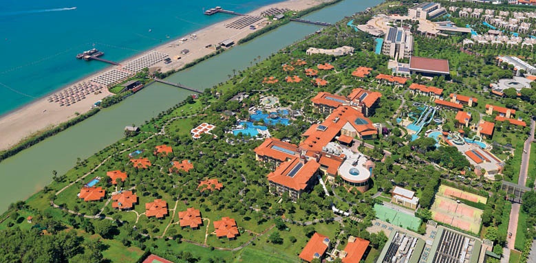 Gloria Golf Resort, aerial view