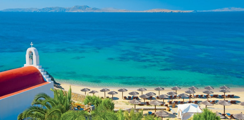 Mykonos Grand Hotel & Resort, hotel beach