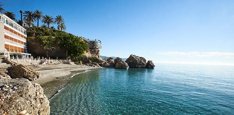 Balcon de Europa, beach view