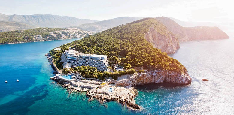 Hotel Dubrovnik Palace, aerial view