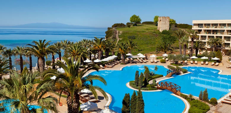 Sani Beach Hotel, overview