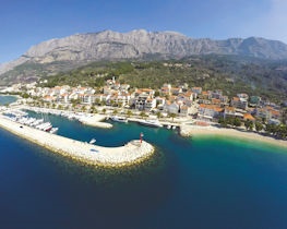 tucepi harbour, croatia